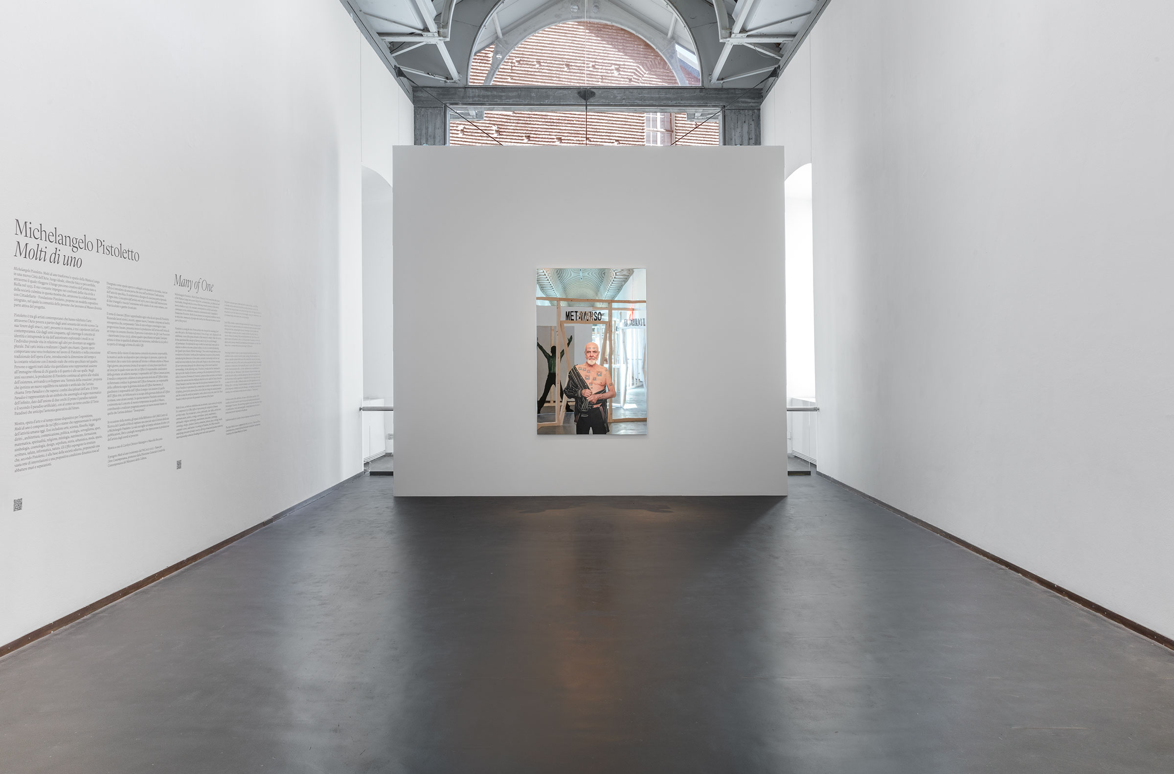 Michelangelo Pistoletto, QR Code Possession - Autoritratto (QR Code Possession - Selfportrait), 2022